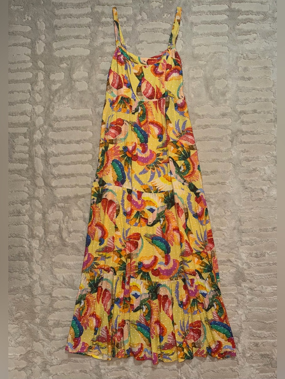 Farm Rio Textured Tropical Maxi Dress - Picture 2 of 5